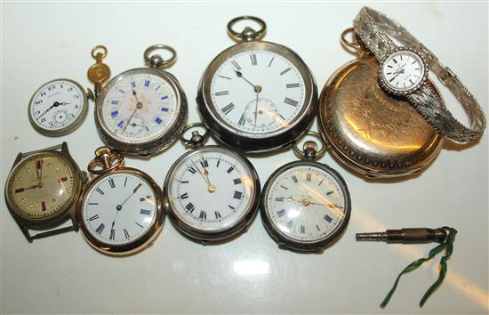 Qty pocket and wrist watches